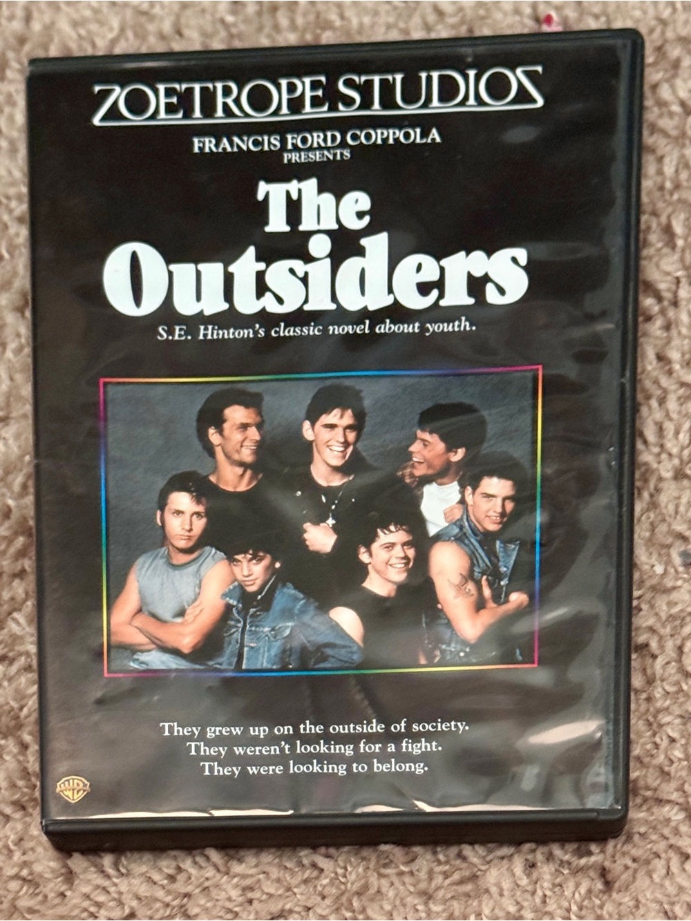 Zoetrope Studios "The Outsiders" DVD - Black Cover